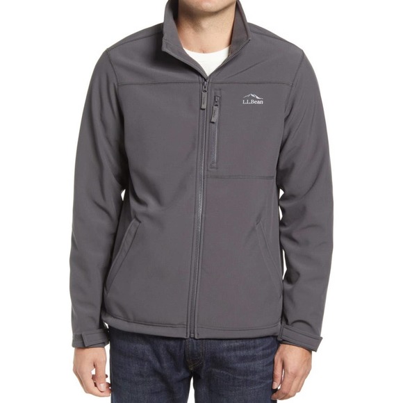 NWT L.L. Bean Windproof Softshell Jacket in Alloy Gray (Size X-Large) - Picture 1 of 11